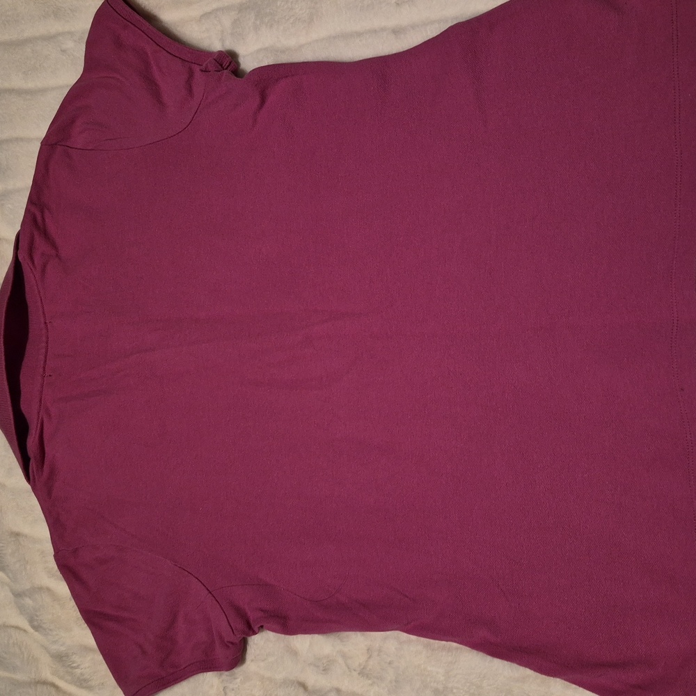 Women's Polo Shirt in Plum by Burberry - Picture 5 of 5